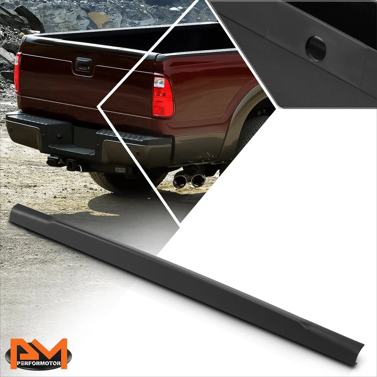Rear Tailgate Molding Cap Protector for Ford F-250/350 Super Duty (2007–2016)