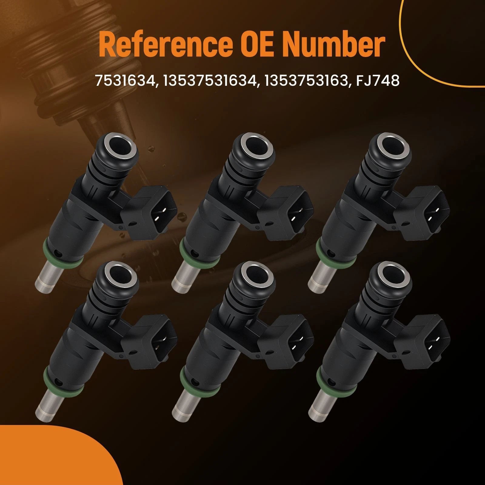 Fuel Injectors for BMW 3.0L X3 X5 Z4 128i 328i 528i 530i (2011–2013)