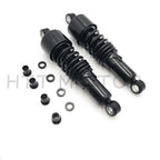 2X Black 10.5" Slammer Lowering Shocks for Harley Sportster 883 1200 (1984–2013)