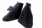 Set of 2 Manual & E Brake Boots for Ford Focus (2000–2007) Gray Stitch