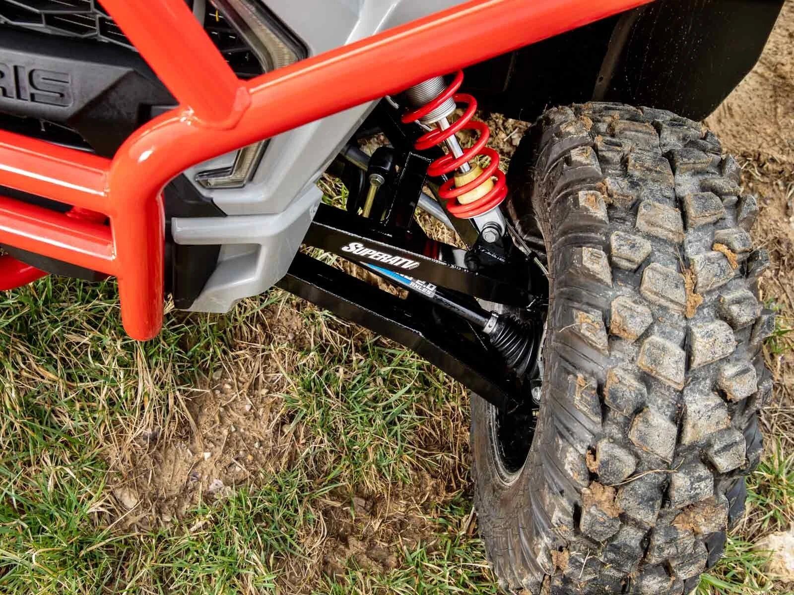 Boxed A-Arms for Polaris RZR S 900 / 4 900 / Trail S 900 (2015+) - Black