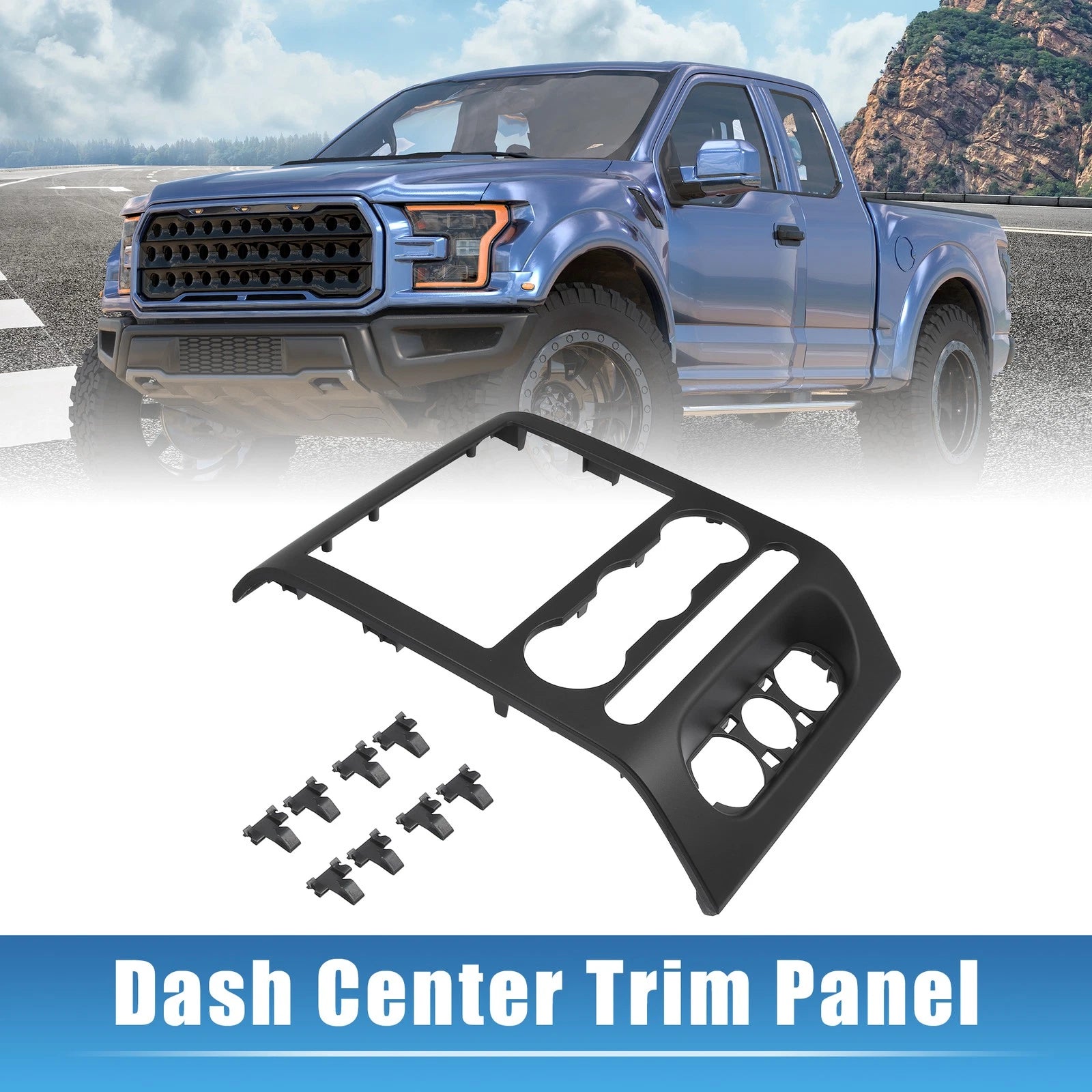 Dash Radio Bezel Center Trim Panel Cover for Ford F-150 (2004–2008)