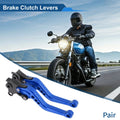 Adjustable Short Brake Clutch Levers for BMW R Nine T (2014–2016) - Blue