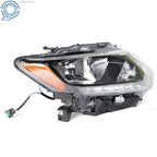 Chrome Headlight for Nissan Rogue (2014-2016) Halogen Clear Lens Right