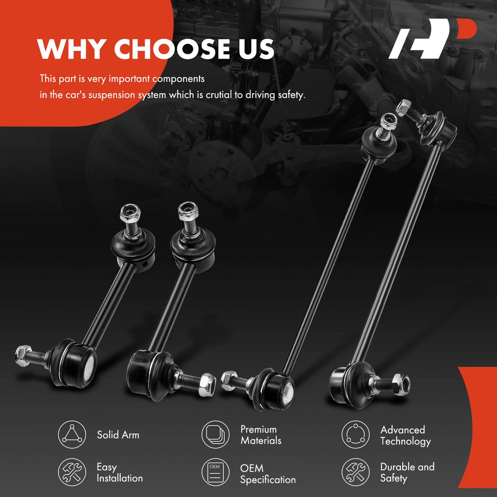 Set of 4 Sway Bar Links for BMW 228i 2014–2016, 230i 2017–2019, 320i 2016–2018