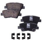 Set of 4 Rear Ceramic Brake Pads for Hyundai Tucson, Kia Sportage