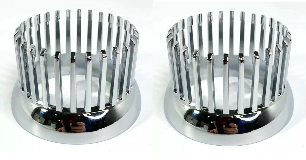 Tail Light Bezels Pair Chrome Custom Flush Mount for Cadillac 1959–1960