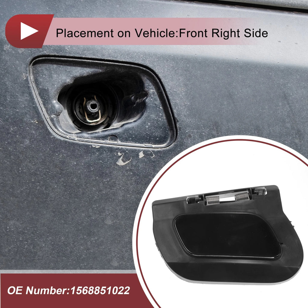 Washer Nozzle Cover Cap for Mercedes-Benz GLA45 AMG (2015–2019) Black