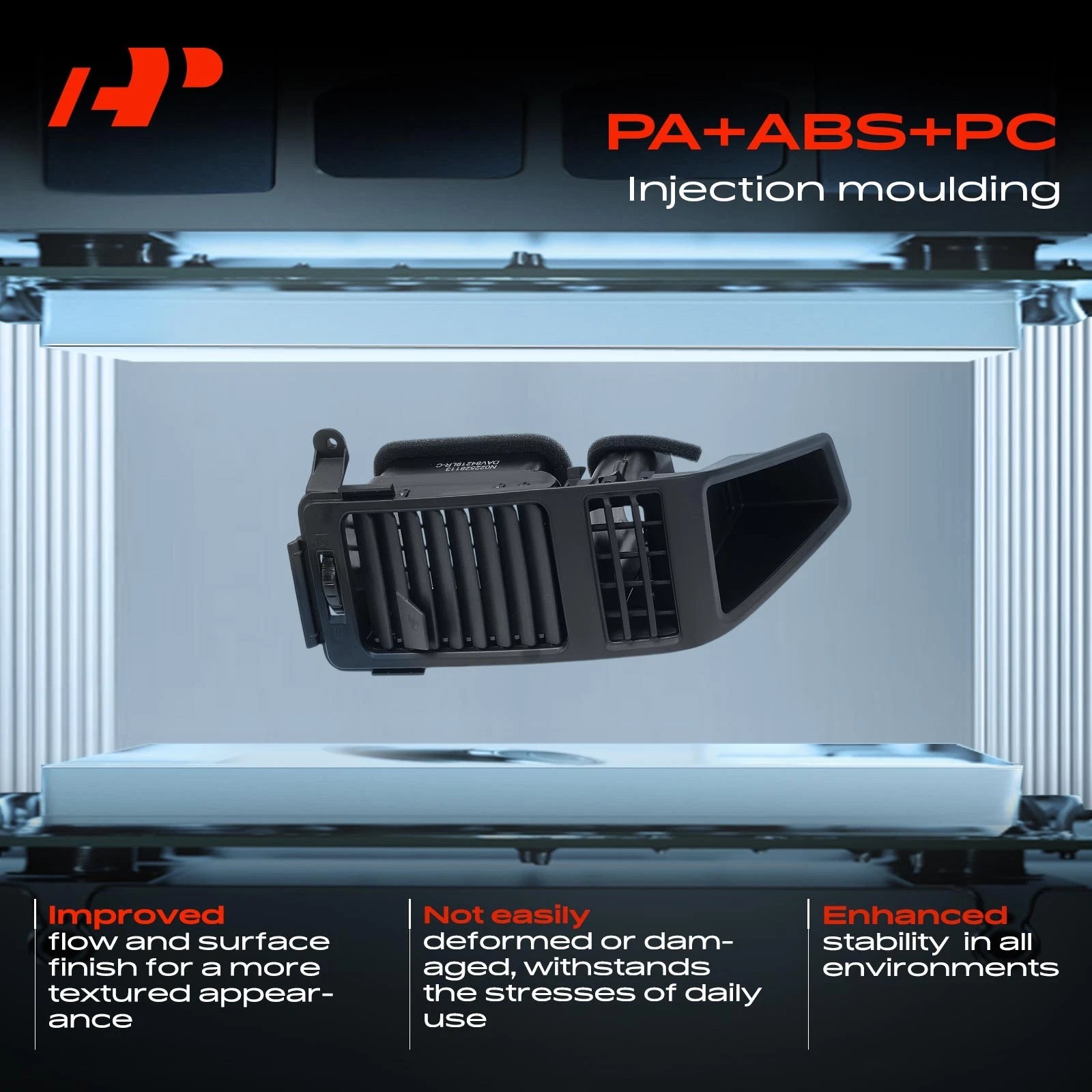 2X Black Air AC Vent Grille for Nissan Titan Armada (2004–2015)