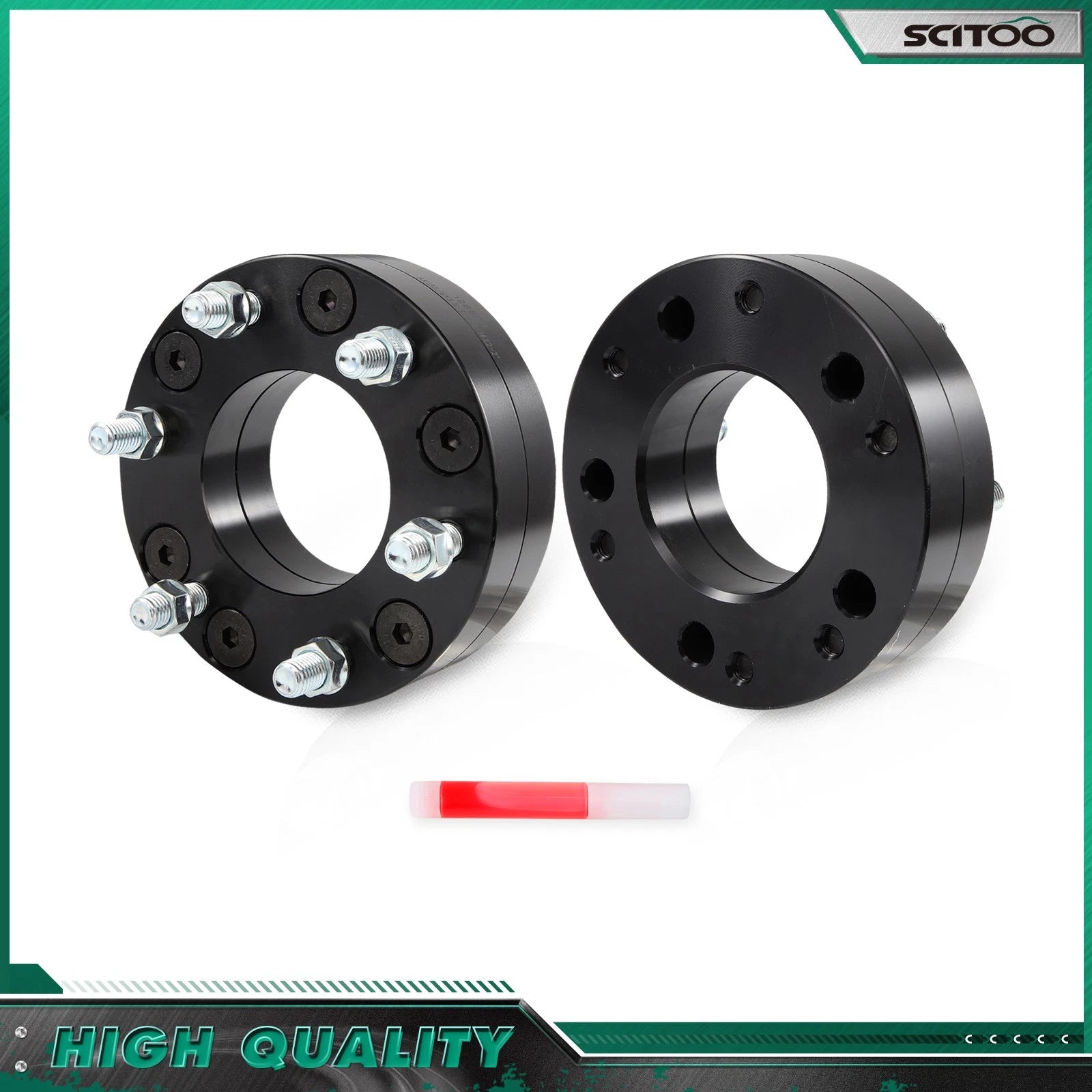 2X 2" Wheel Adapters 5x135 to 6x5.5 M14x2 87.1mm for Ford F-150 (1997–2003)