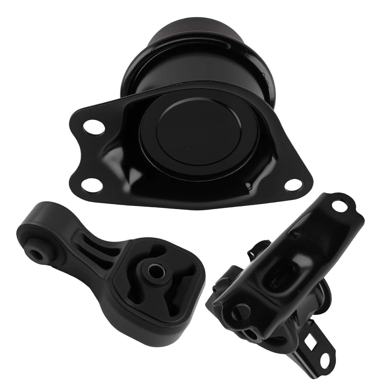 3Pcs Engine Motor & Transmission Mount Set for Honda Fit 1.5L (2009–2014)