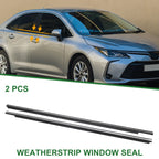 2pcs Weatherstrip Window Seal No.7572002180 for Toyota Corolla 