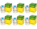 Set of 6 Fuel Filters for VW Peugeot 505 Audi S6 S8 Volvo Saab Jaguar XJ6
