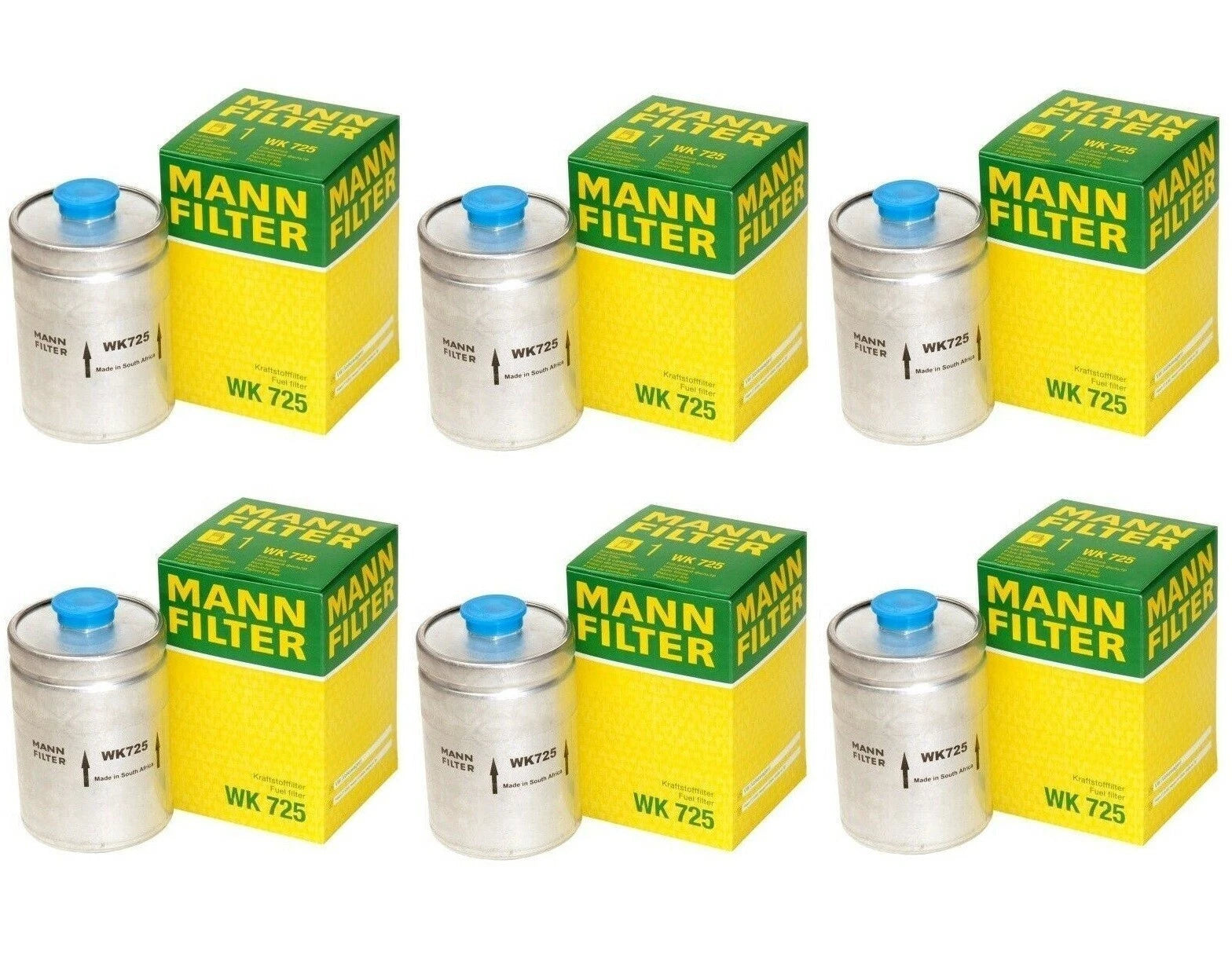 Set of 6 Fuel Filters for VW Peugeot 505 Audi S6 S8 Volvo Saab Jaguar XJ6
