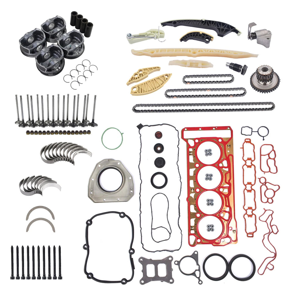 Engine Rebuild Pistons Gaskets Kit for VW Golf GTI Audi A5 A6 2.0 TFSI (2006–2016)