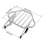 Chrome Luggage Rack Docking Kit for Harley Touring Road King (2009-2013)