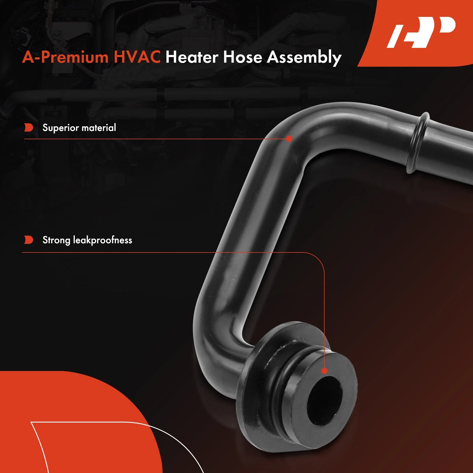 HVAC Heater Hose Assembly for Ford F-250 F-350 F-450 Super Duty (2008–2010)