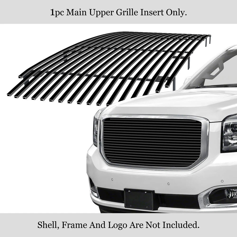 Stainless Black Billet Grille Insert for GMC Yukon/Denali (2015-2020)