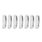 7 Pcs Chrome Front Mesh Grille Cover for Jeep Patriot (2011-2017)