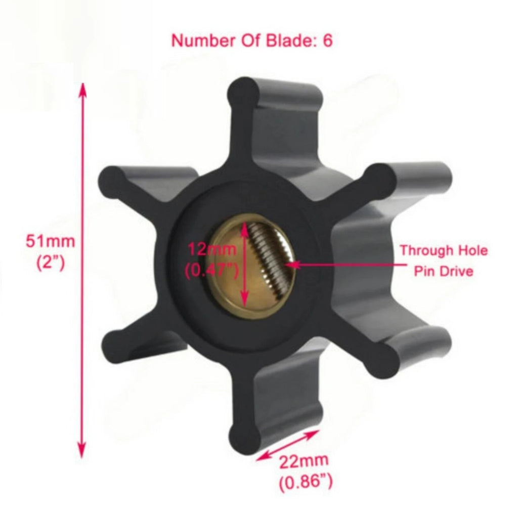 Impeller Repair Kit for Johnson 09-810B-1 Jabsco Mallory Yanmar F4B (N/A)