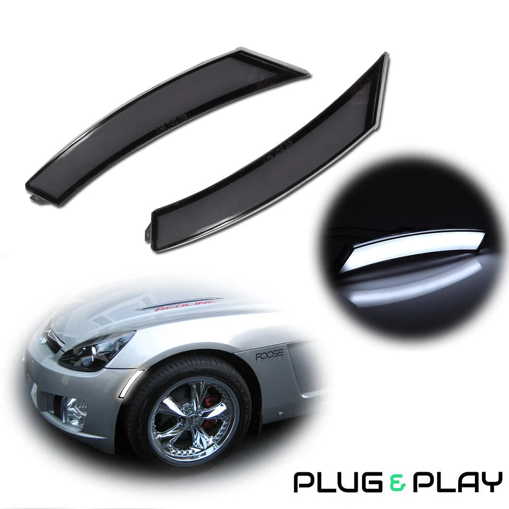 Smoked LED Front Side Marker Lights for Pontiac Solstice & Sky (2006–2010)