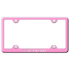 Pink Wide Body License Plate Frame - Officially Licensed for Honda Civic