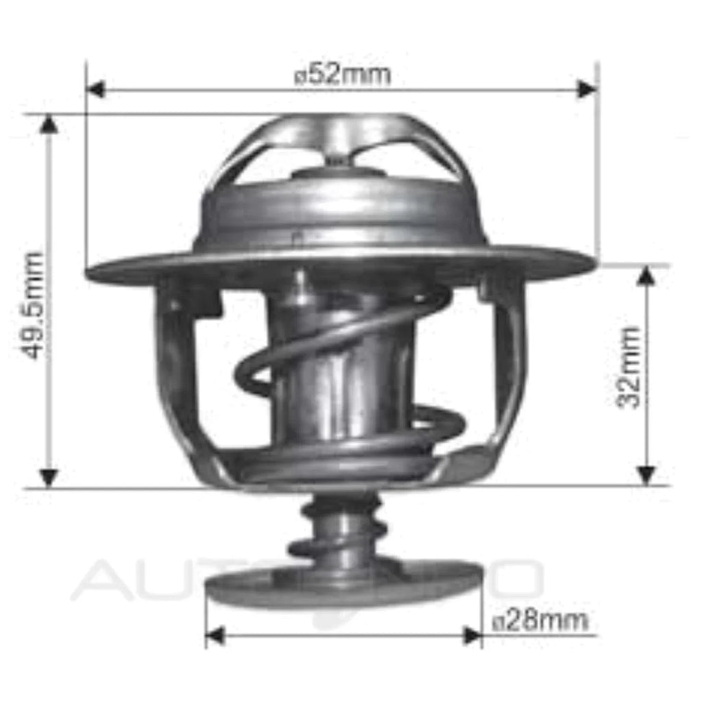 Dayco Thermostat for Toyota Hilux LN56 LN65 LN85 2.4L 4cyl (1983-1994)