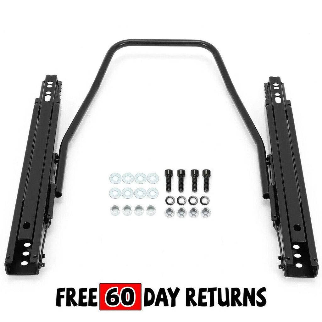 Dual Lock Racing Seat Base Slider Rail Bracket for Universal Fit