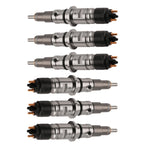 Set of 6 Fuel Injectors for Cummins QSB 4.5L 6.7L (2007–2018)