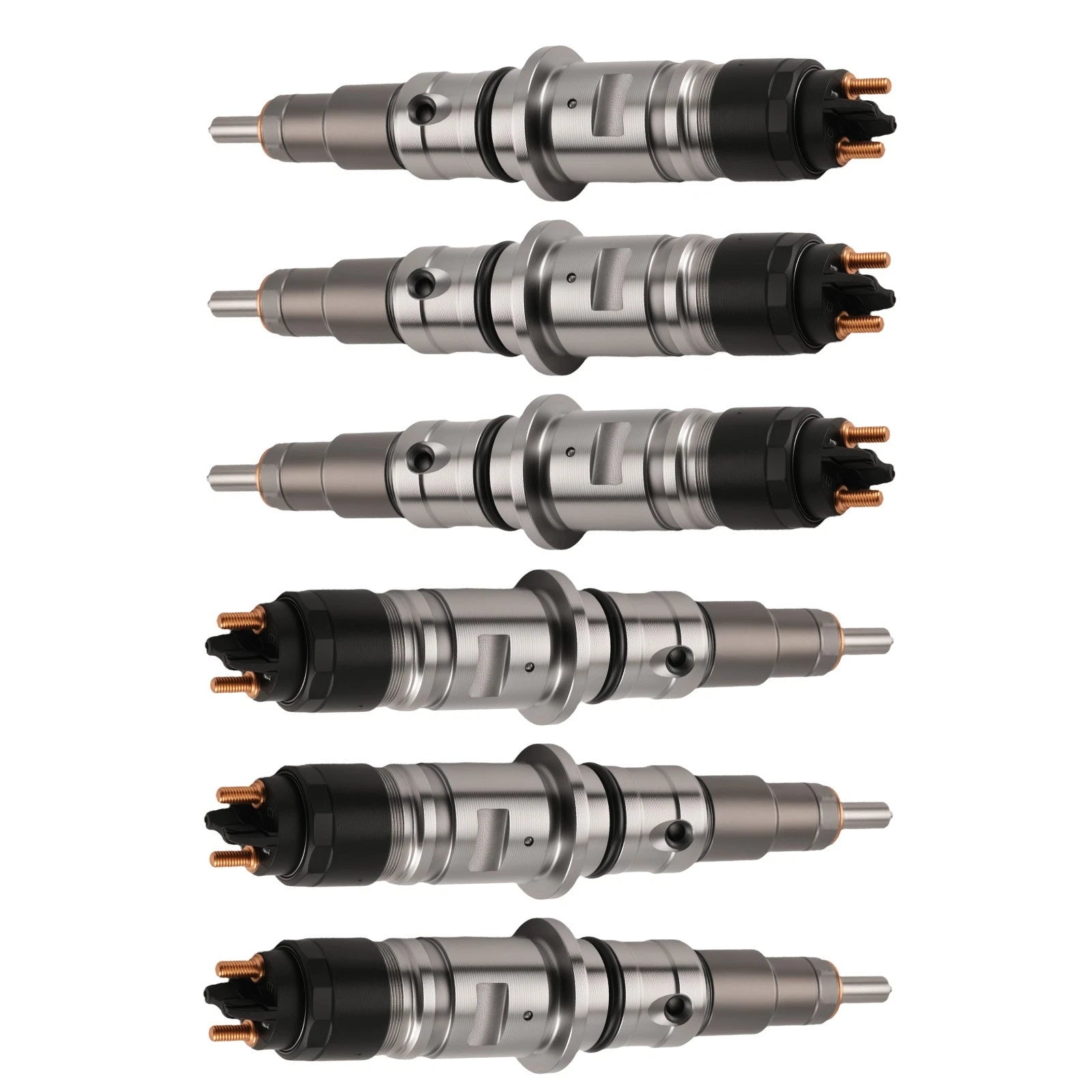 Set of 6 Fuel Injectors for Cummins QSB 4.5L 6.7L (2007–2018)
