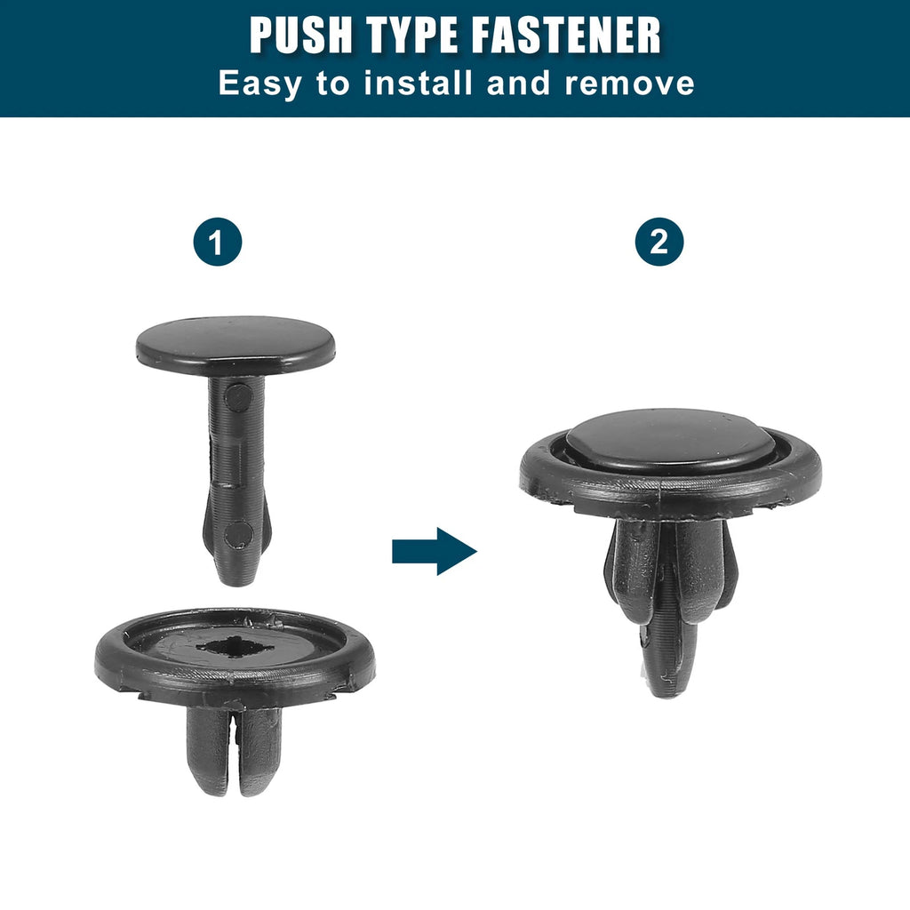 Fender Liner Clips for Toyota Avalon (50 Pcs) No. 90467-07214 Black