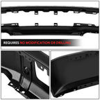 Front Bumper Face Bar for Ford F150 (2015–2017) Black Factory Style