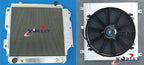 4 Row Aluminum Radiator & Fan Shroud for Jeep Wrangler YJ TJ LJ (1987-2006)