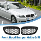 1 x Front Hood Bumper Grille for BMW 328xi M3 335xi 328i 335i Black