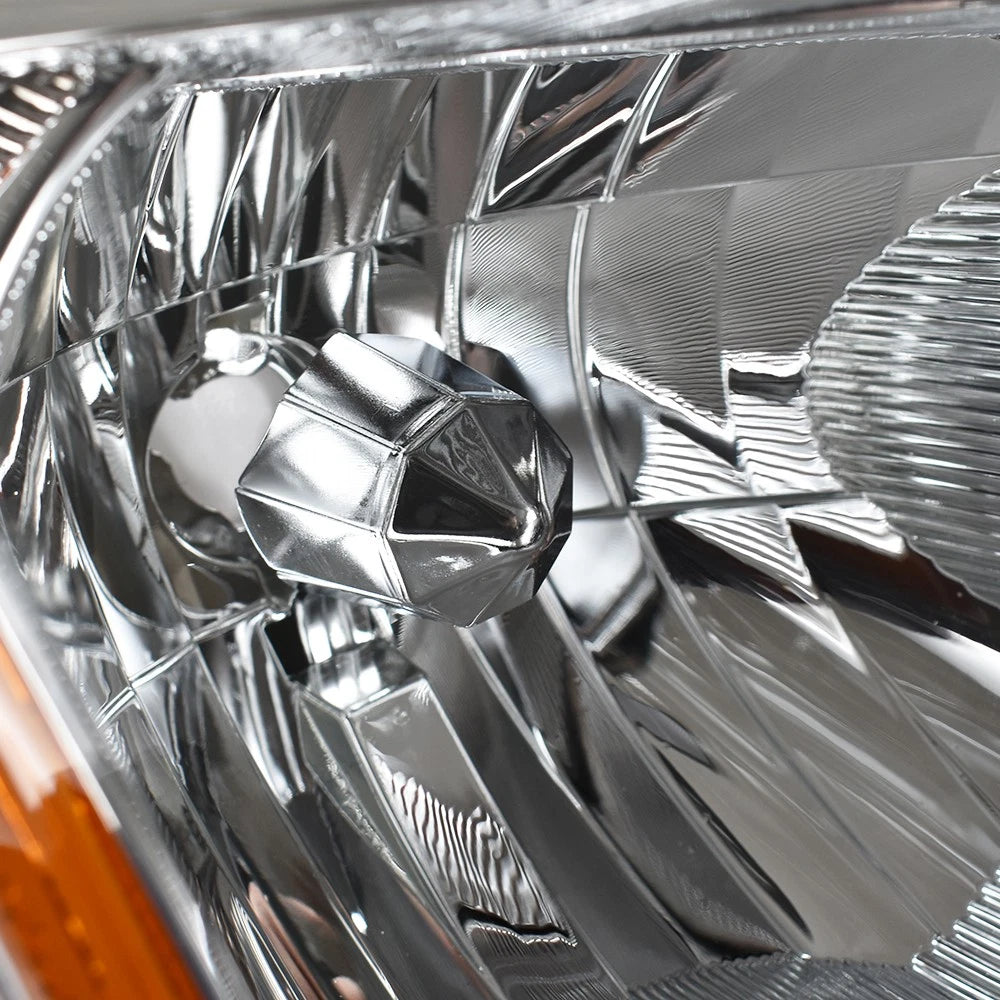 Set of 2 Halogen Headlights for Nissan Rogue (2008–2013) Chrome