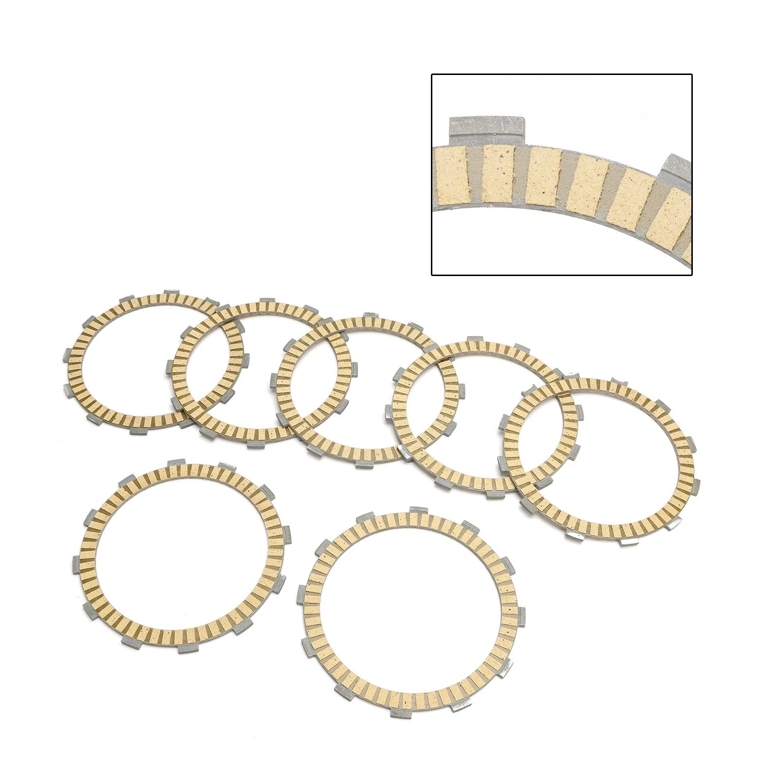 Clutch Friction Plate Kit for Honda CBR1100XX (1999–2006) 22201-MAT-E00