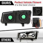 Smoke Lens Headlights & Black Tail Lights for Chevy Silverado (2003–2006)