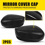 2X Rearview Side Mirror Cover Cap Glossy Black LH+RH for Honda Accord (2008–2012)