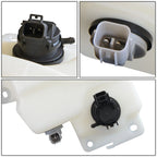 Windshield Washer Reservoir Tank Bottle w/Level Sensor for Mazda 6 (2005–2008)