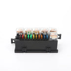 11-Way Fuse Box Holder Kit 6 Relays 11 Fuses 12V 80A for Car Truck AU