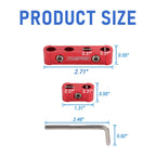 Set of 12 Red Spark Plug Wire Separator Dividers for Racing Car
