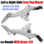 Foot Peg Mount Bracket Set for Honda Grom 125 (2017–2020)