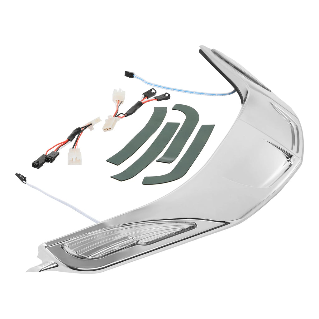 Chrome Windshield Trim Light for Honda Goldwing 1800 (2001–2017) F6B (2013–2017)