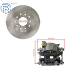 Rear Disc Brake Conversion Kit for GM 10 Bolt and 12 Bolt (Fits Models)