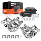 Rear Disc Brake Caliper & Ceramic Brake Pad Set for Kia Rio