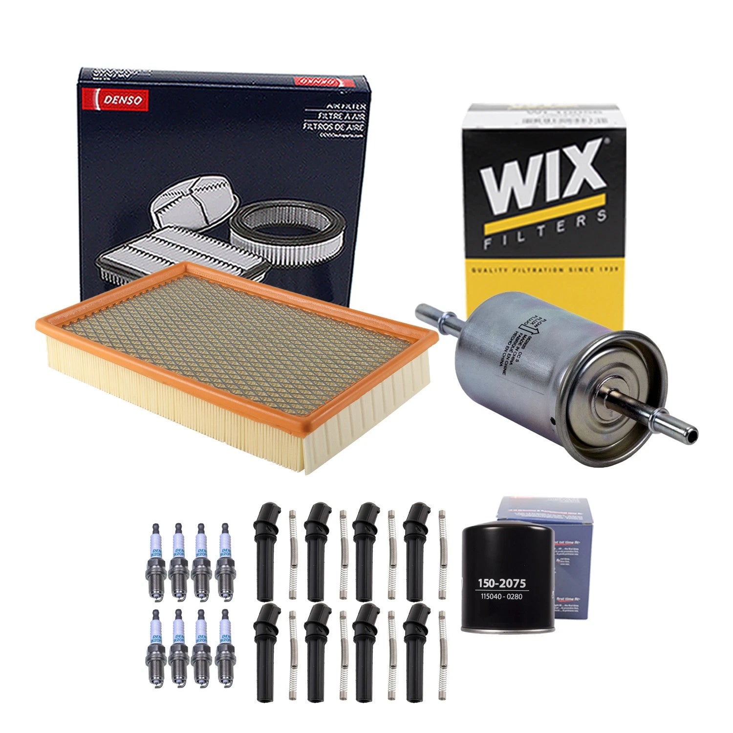 Tune Up Kit with 8 NGK Spark Plugs & Boots for Ford Crown Victoria (1992–2011)
