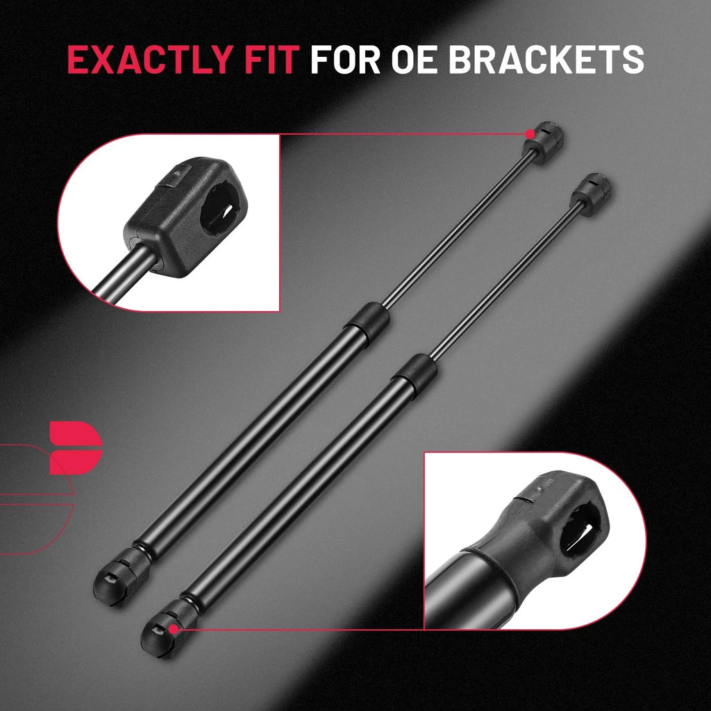 Gas Struts for Camper Shell Topper Rear Bench (2010-2014)