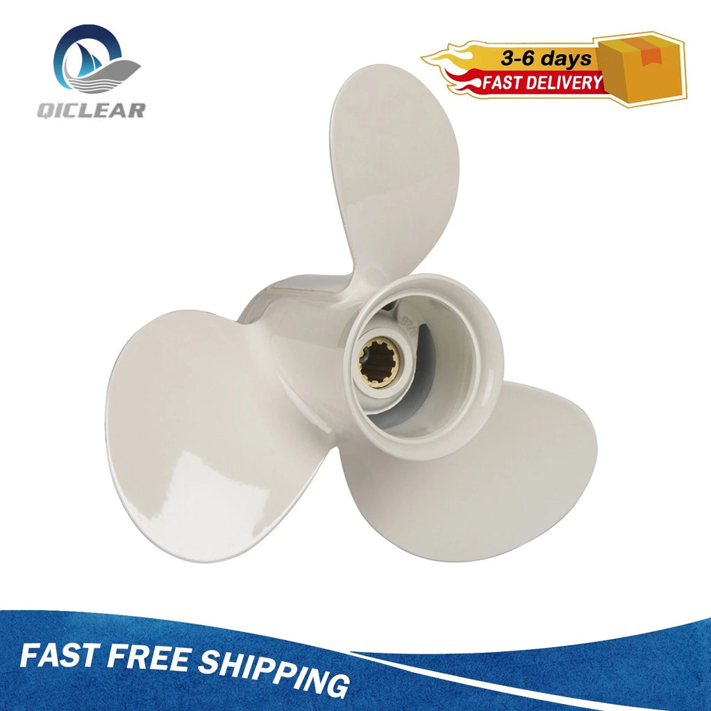 Outboard Propeller for Yamaha 25-30HP (10 Spline Tooth, RH) (1990–2023)