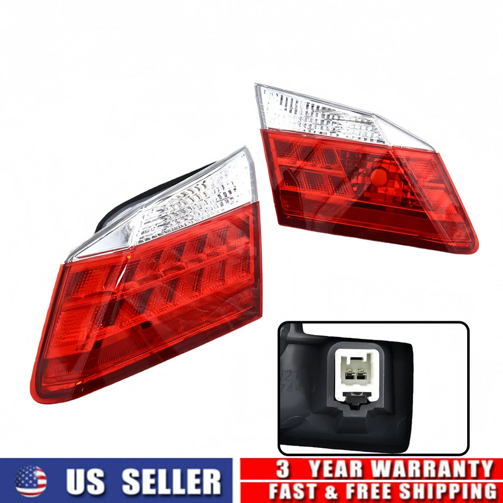 2X LED Inner Tail Light LH RH for Honda Accord Sedan (2013–2015)