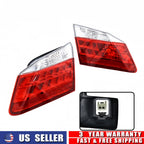 2X LED Inner Tail Light LH RH for Honda Accord Sedan (2013–2015)